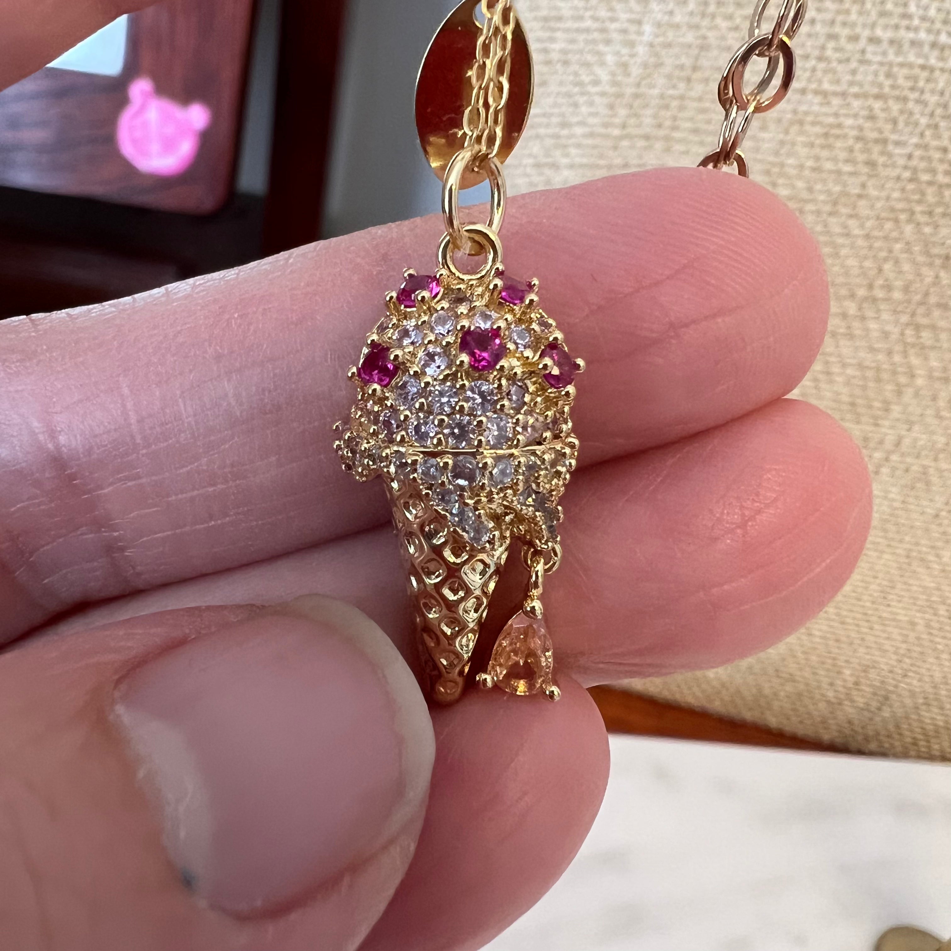 Ice Cream Shake Necklace