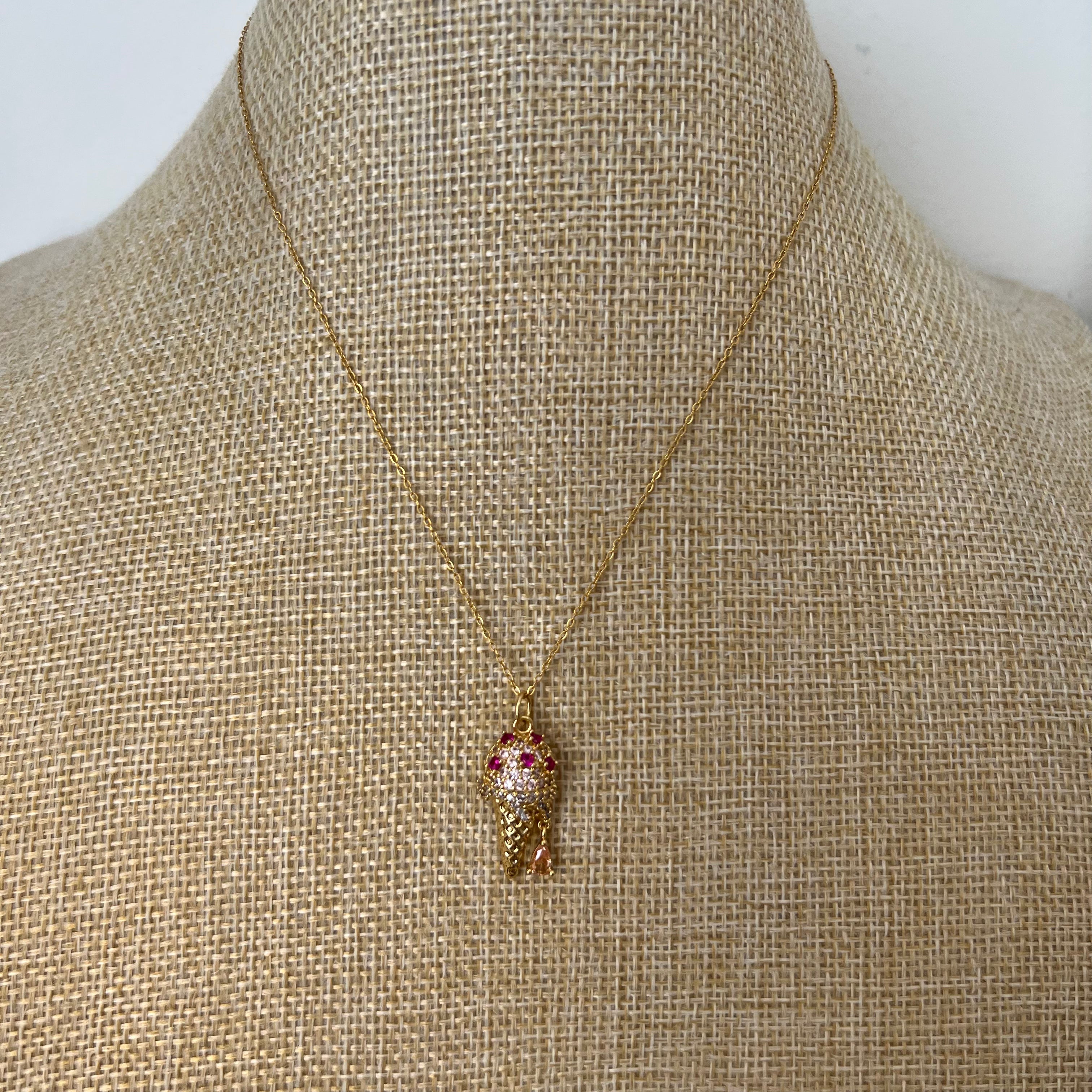 Ice Cream Shake Necklace