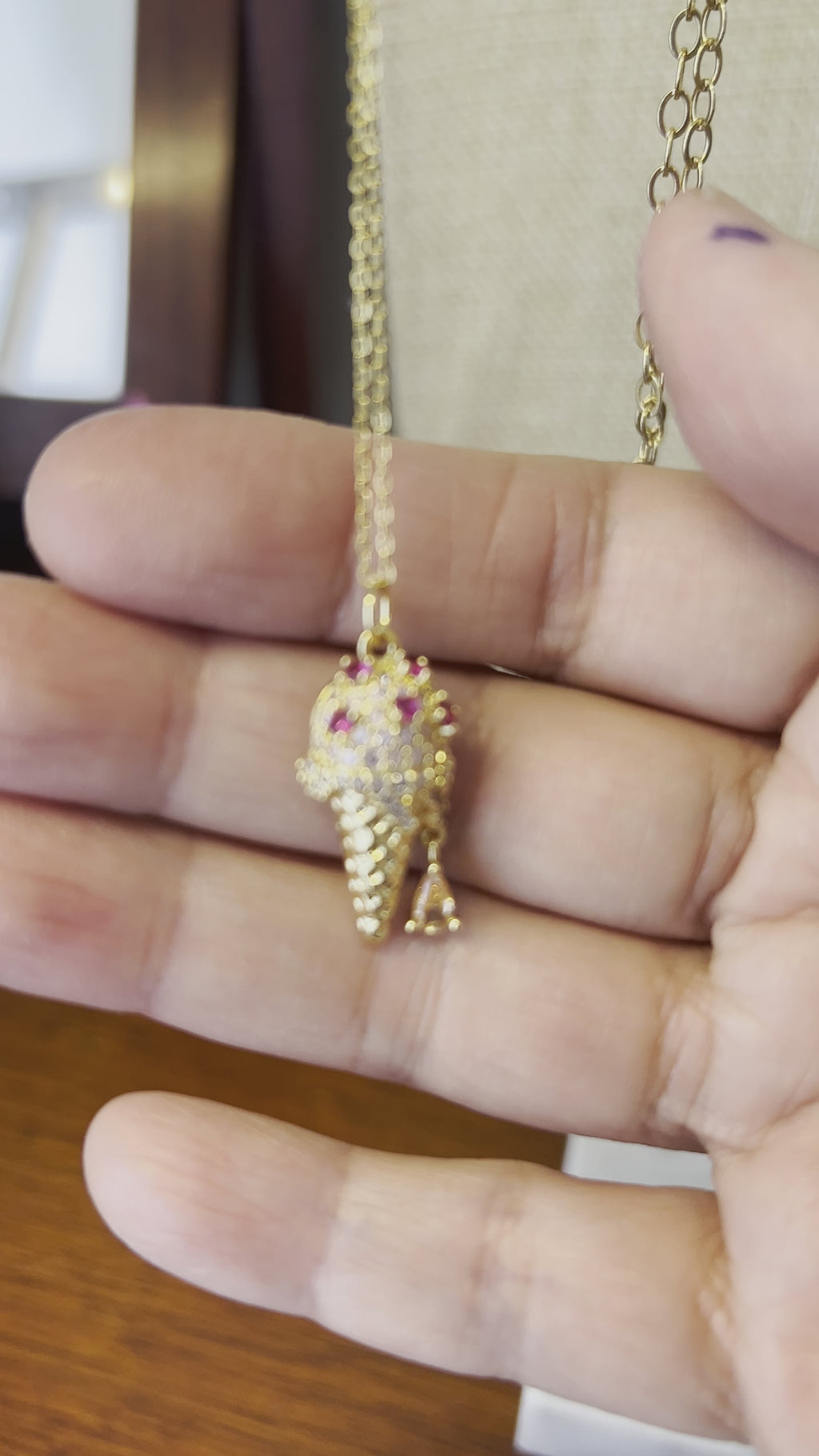 Ice Cream Shake Necklace