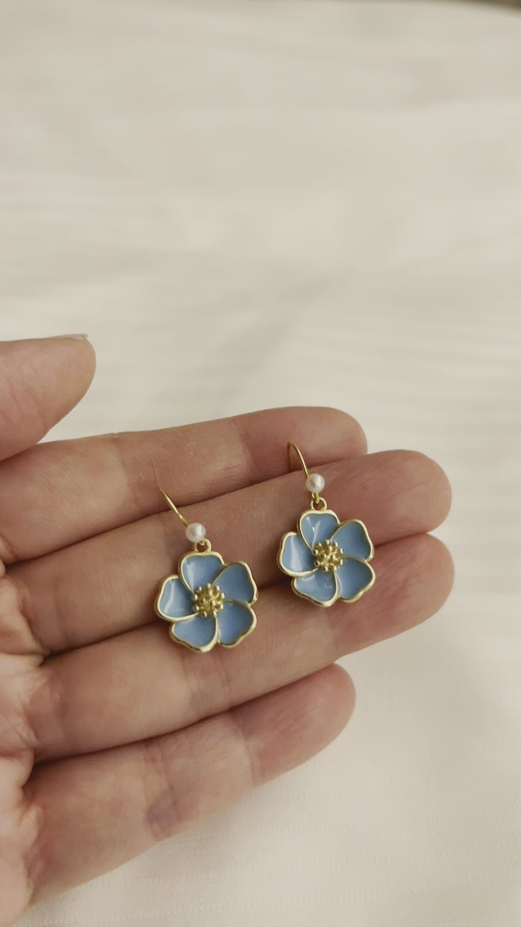 Aloha Earrings (Blue)