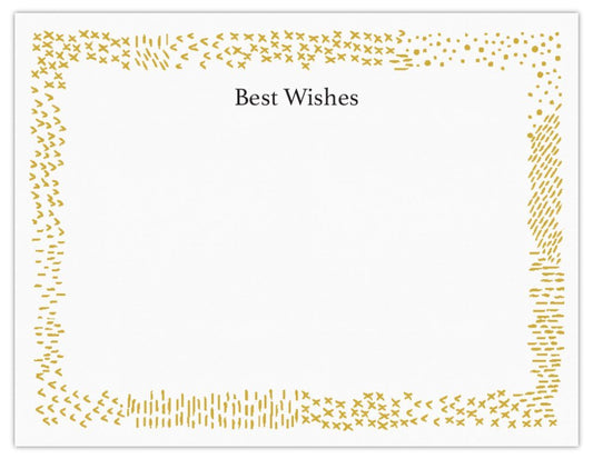 Gold-Foil Personal Message Card