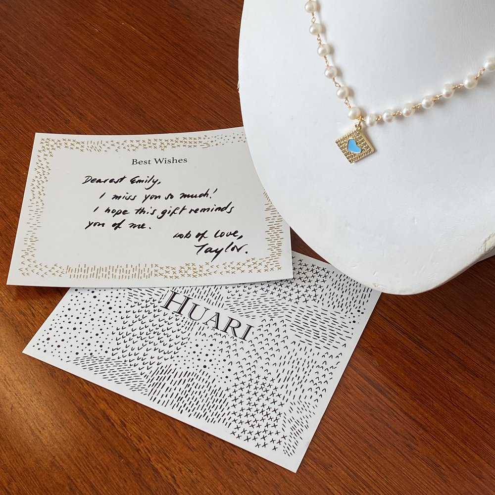 Gold-Foil Personal Message Card