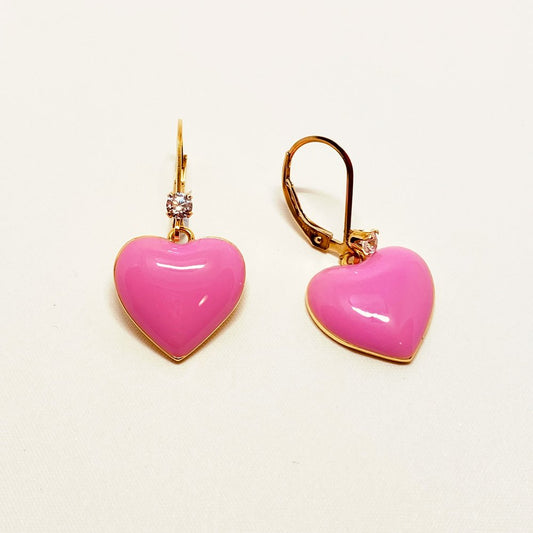 Send Love Earrings (Pink)