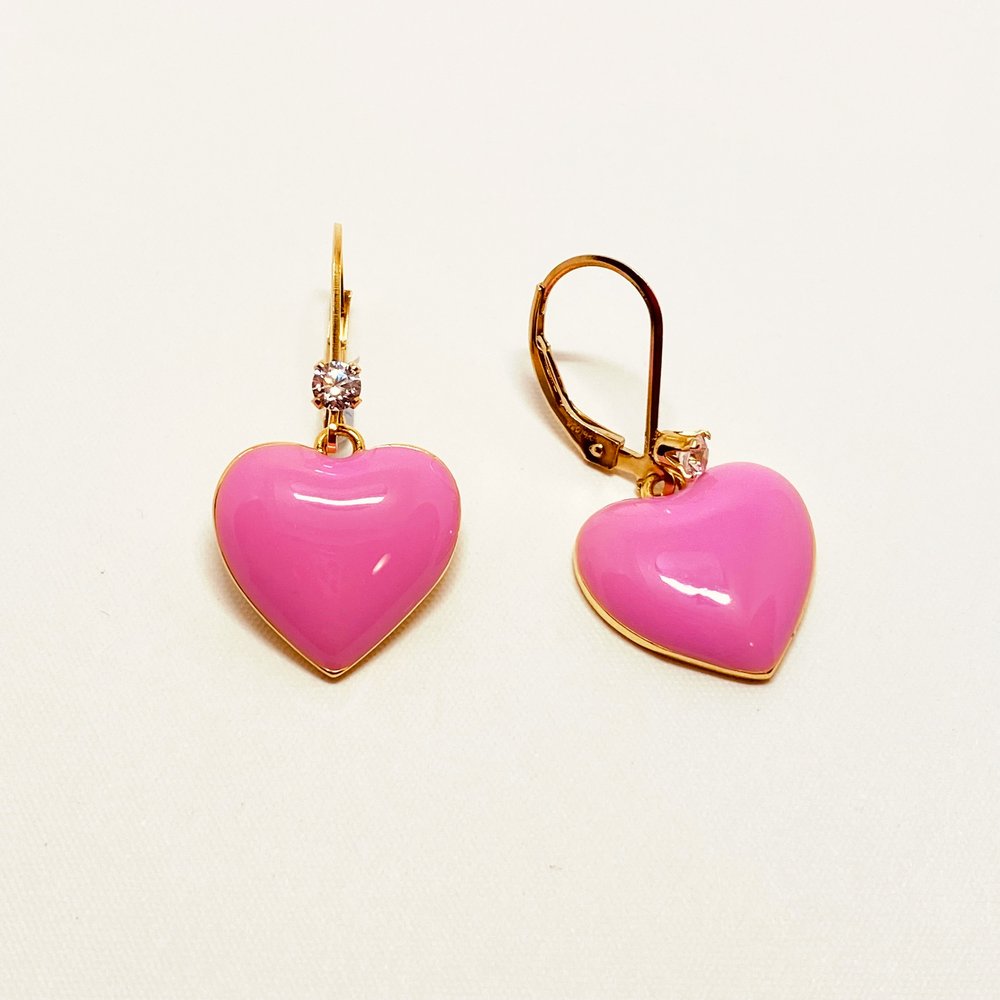 Send Love Earrings (Pink)