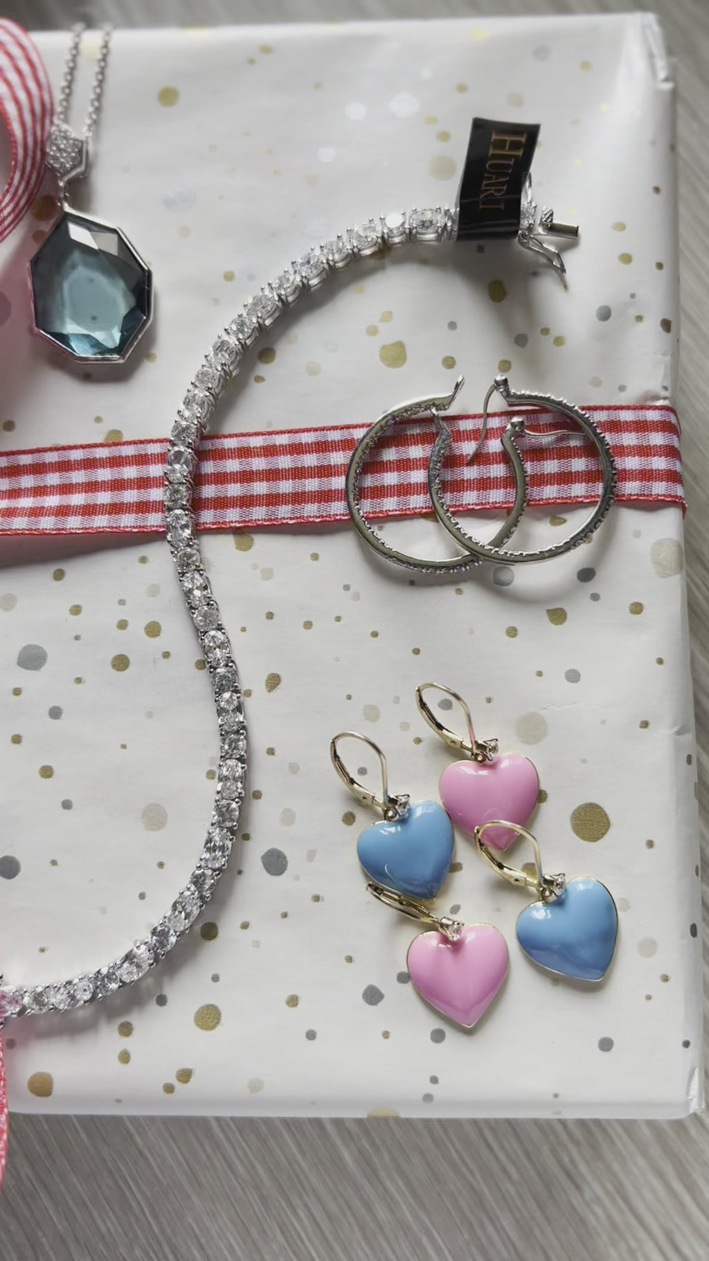 Send Love Earrings (Blue)