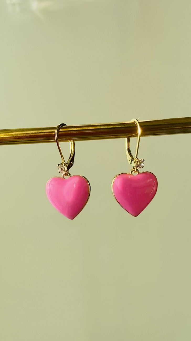 Send Love Earrings (Pink)